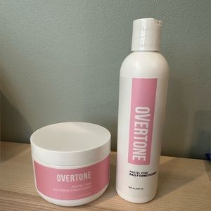 Overtone pastel pink coloring conditioner